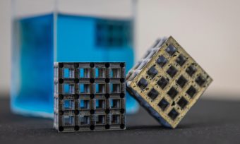RMIT team 3D print a titanium lattice that floats in seawater